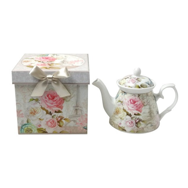 French Rose Tea Pot