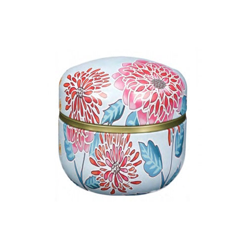 CORINNE Tea Tin Mint Floral Garden