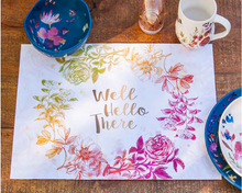 Load image into Gallery viewer, Watercolor Boho Disposable Placemats

